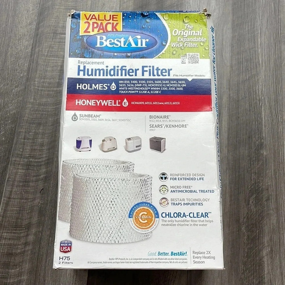 Best Air Replacement Humidifier Filter 2-Pack H75 Holmes • Honeywell - Picture 6 of 6